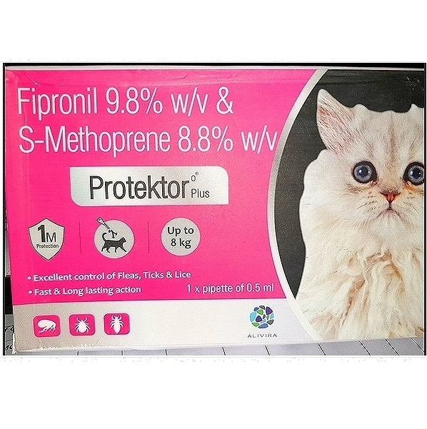 Alivira Protektor Plus Spot-On Solution for Cats