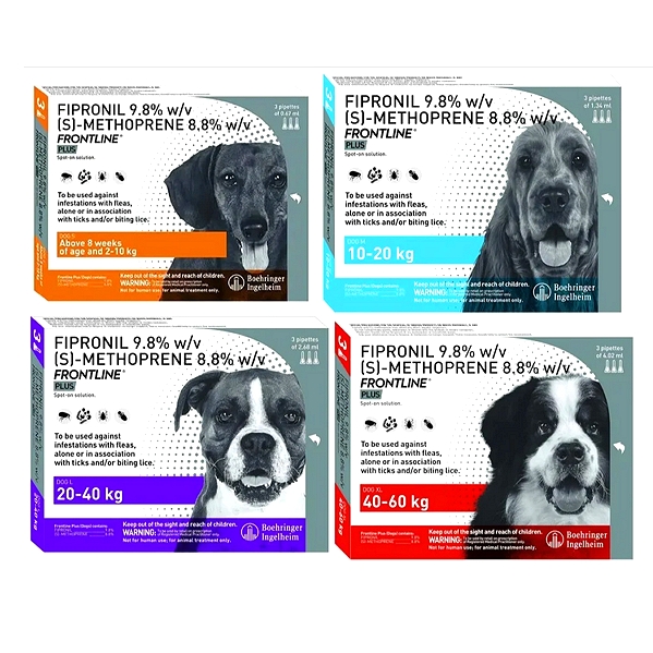 Boehringer Frontline Plus Spot-On Solution for Dogs