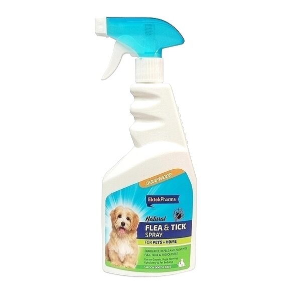 Ek-Tek Natural Flea and Tick Spray 500ml