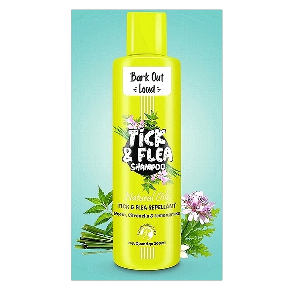 Vivaldis Bark Out Tick & Flea Shampoo 200ml