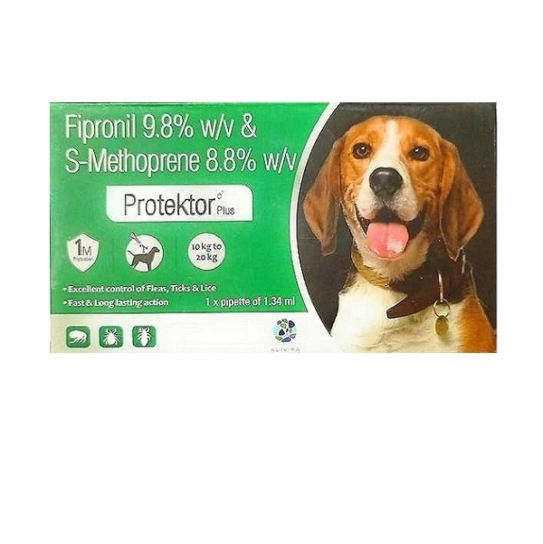 Alivira Protektor Plus Spot-On Solution for Dogs