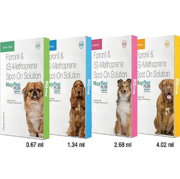 Intas Nayflee Plus Spot-On Solution for Dogs