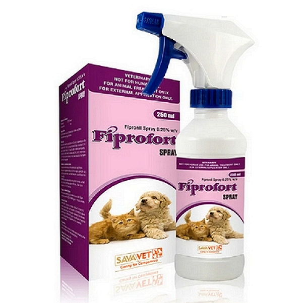 SAVAVET Fiprofort Flea and Tick Spray 250ml