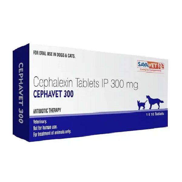Cephavet 300mg Tablets (10)