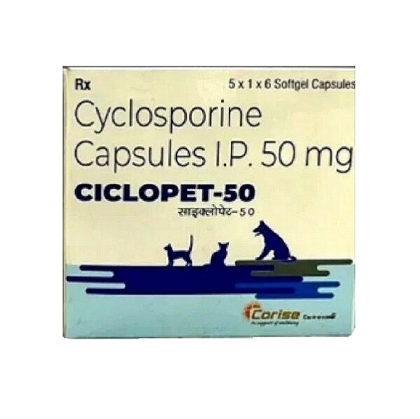 Corise CICLOPET 50mg Capsules 1x6