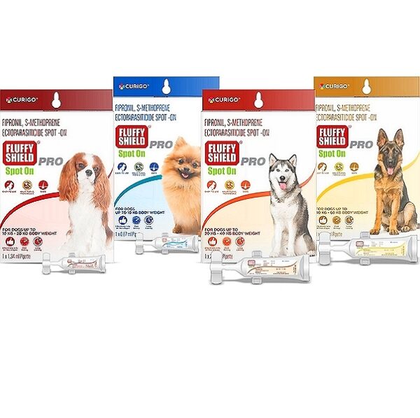 Curigo FluffyShield Pro Spot-On Solution for Dogs