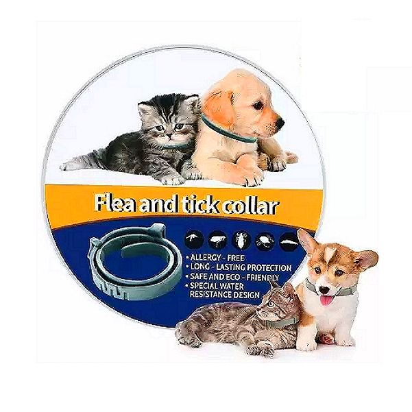 Qpets Flea & Tick Collar for Dog, Puppy, Kitten, Cats