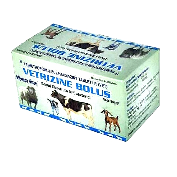 Sulphadiazine & Trimethoprim Bolus
