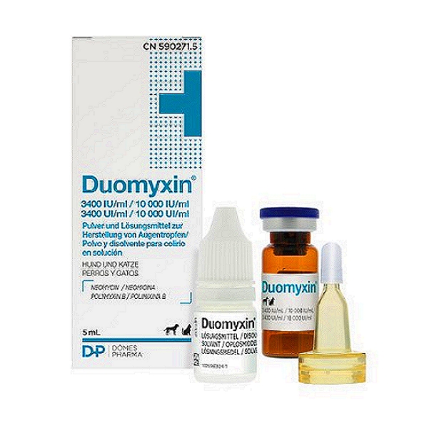 Duomyxin 3400 IU/ml / 10,000 IU/ml Eye Drops