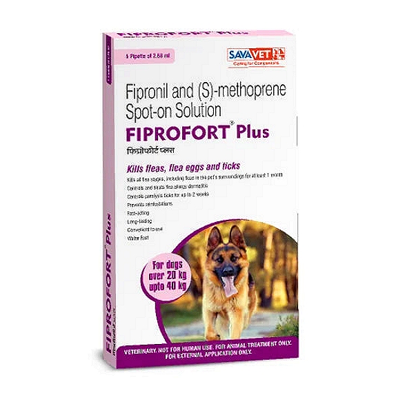 Fiprofort Plus Spot-On for Dogs weighing 20-40kg