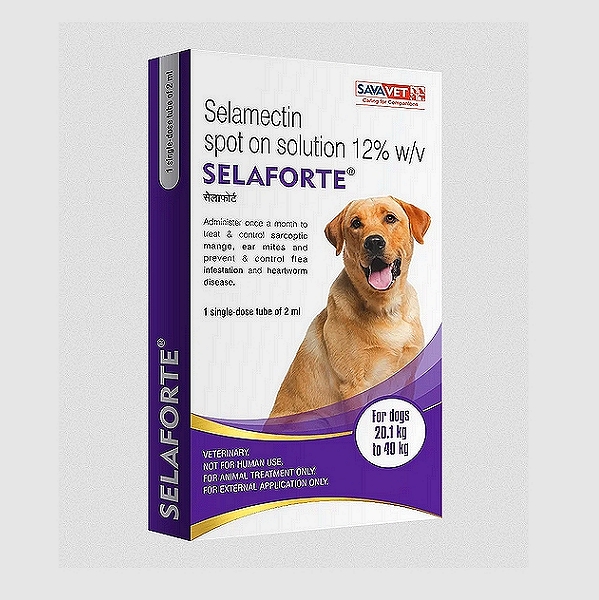 Selaforte Spot-On for Dogs weighing 20-40kg
